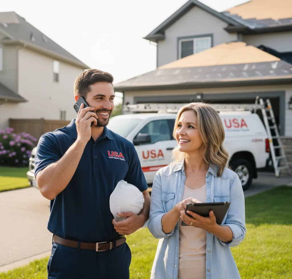 USA Roof Repair Experts customer support in Savage